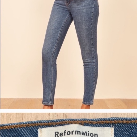 Reformation Denim - Reformation Originals mid-70's wash jeans Blue